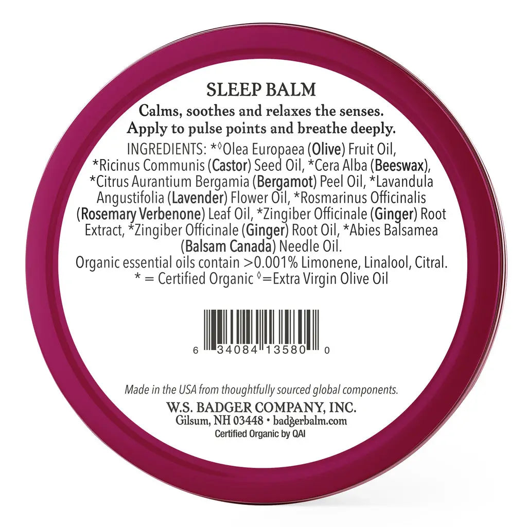 Badger Sleep Balm 2oz - PinkPro Beauty Supply