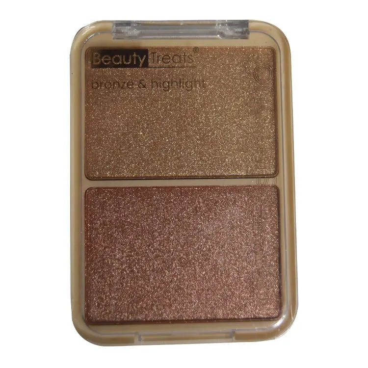 Beauty Treats Sun-Kissed Duo Bronze & Highlight Medium Shade - PinkPro Beauty Supply