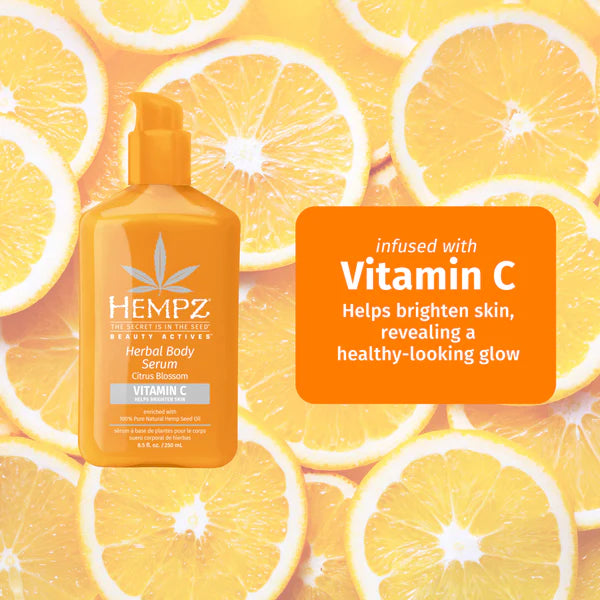 Hempz Citrus Blossom Herbal Body Serum with Vitamin C - 8.5 oz.