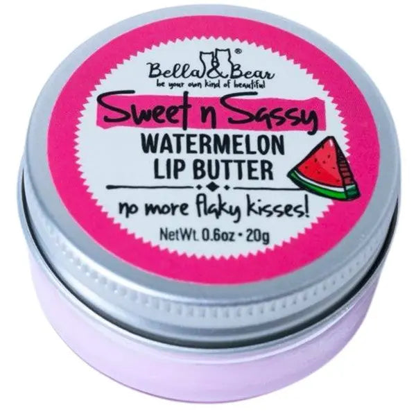 Bella & Bear Sweet 'n' Sassy Watermelon Lip Scrub & Lip Butter - PinkPro Beauty Supply