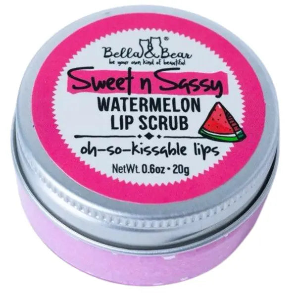 Bella & Bear Sweet 'n' Sassy Watermelon Lip Scrub & Lip Butter - PinkPro Beauty Supply