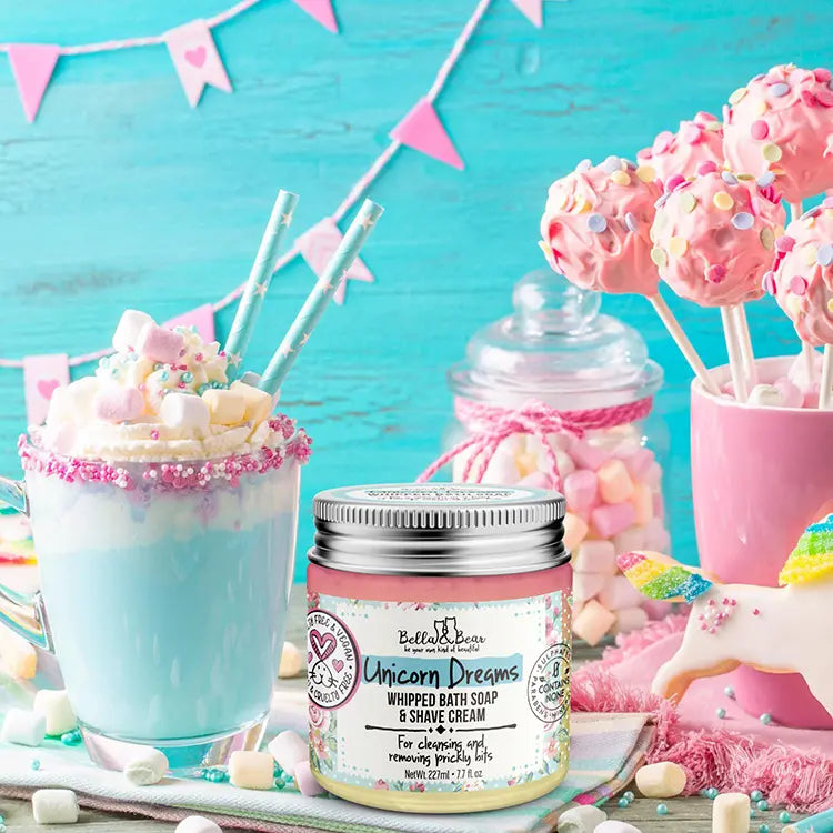 Bella & Bear Whipped Soap Shave Unicorn PinkPro Beauty Supply