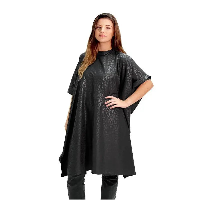 Betty Dain Black Jaguar Bleach Proof All Purpose Cape Betty Dain