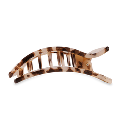 Teleties Rectangle Flat Blonde Tortoise Hair Clip Large - PinkPro Beauty Supply