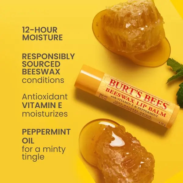 Burt's Bees Beeswax Lip Balm 4ct - PinkPro Beauty Supply