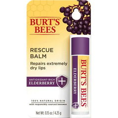 Burt's Bees Rescue Elderberry Lip Balm .15oz - PinkPro Beauty Supply