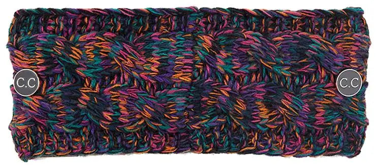 C.C Knit Multi-Colored Headband - PinkPro Beauty Supply