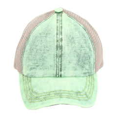 C.C PonyCap Criss-Cross Stonewash C.C