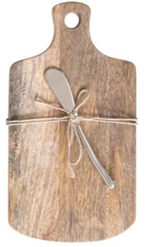 Mango Wood Cheese/Cutting Board Gift