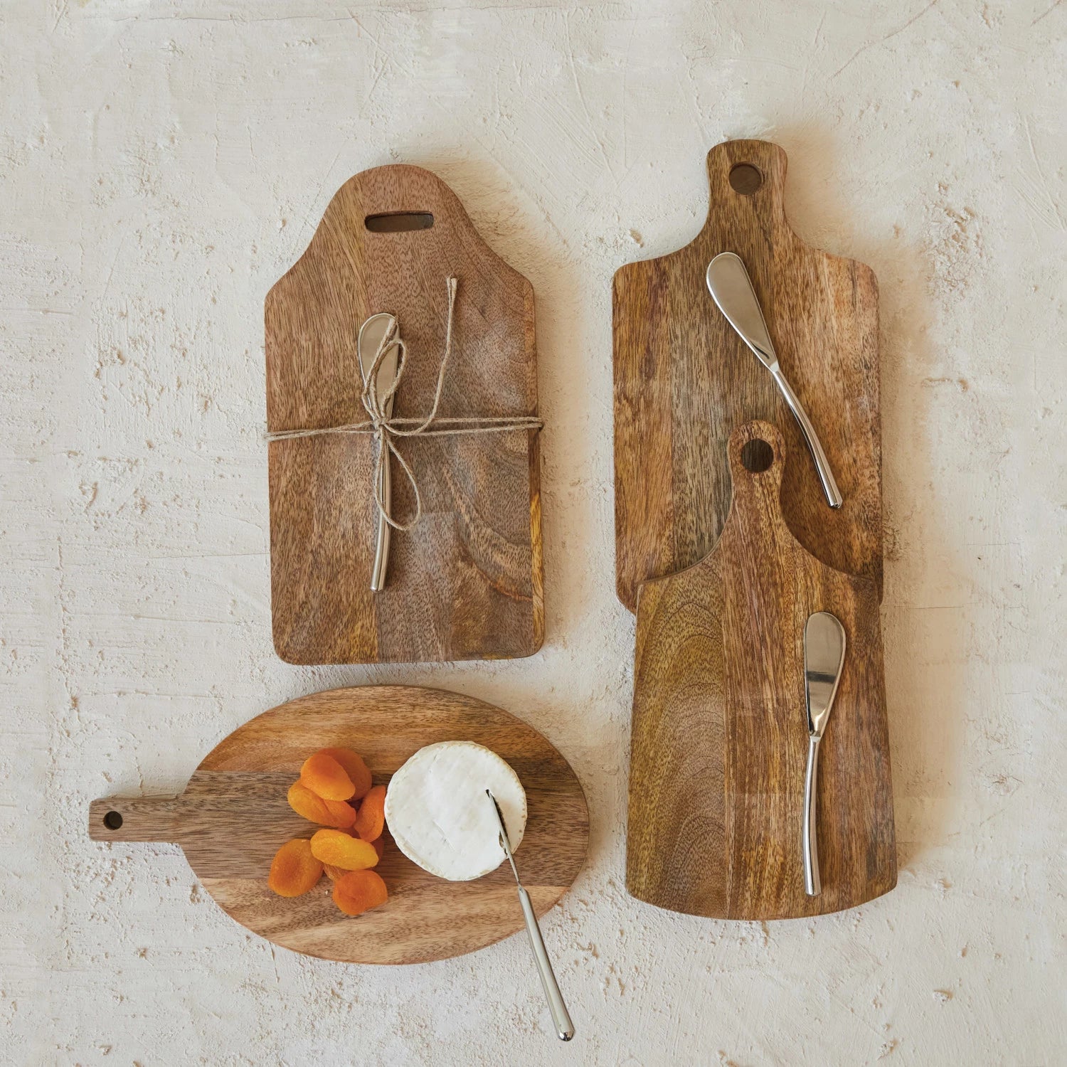 Mango Wood Cheese/Cutting Board Gift