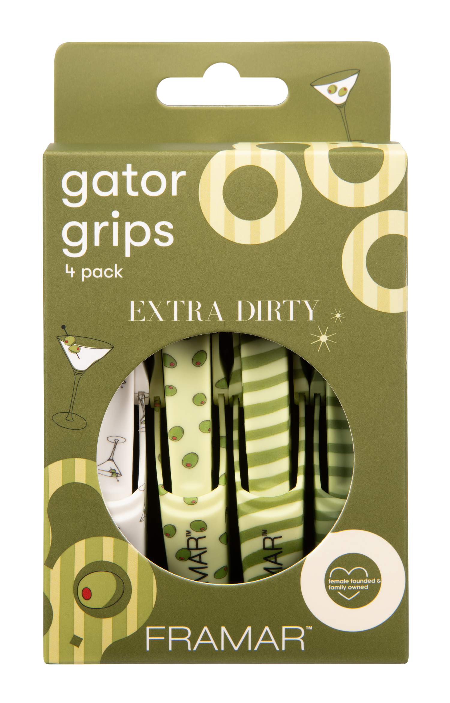 Framar Extra Dirty Gator Grips - 4 Pack