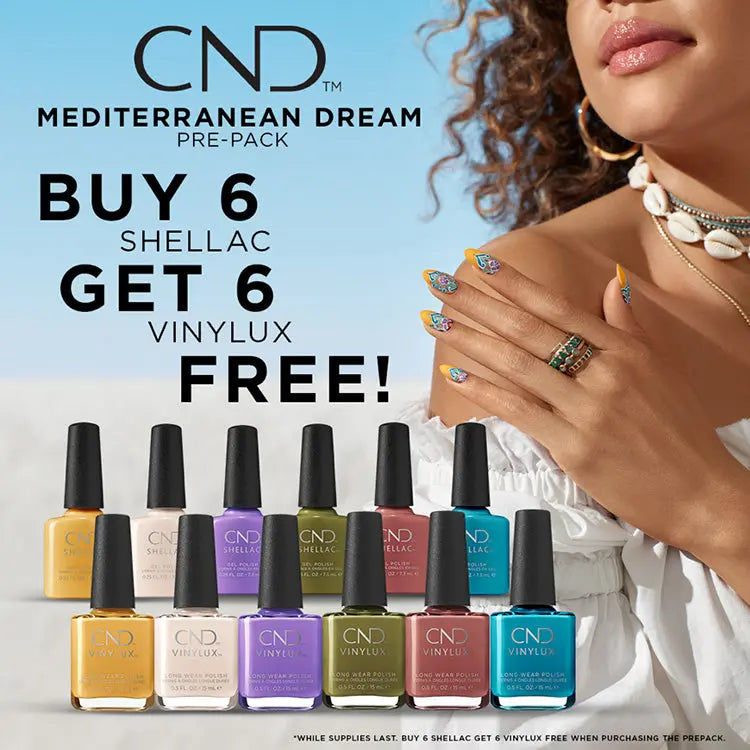 CND Mediterranean Dream Limited Time Deal Pre-Pack - PinkPro Beauty Supply