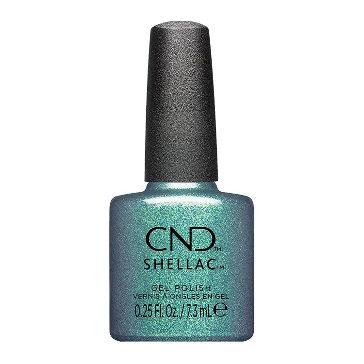 CND Shellac Dynamic Duality Collection Teal-Tricity .25 oz. - PinkPro Beauty Supply