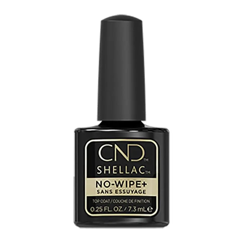 CND Shellac No Wipe+ Top Coat 0.25 oz. - PinkPro Beauty Supply