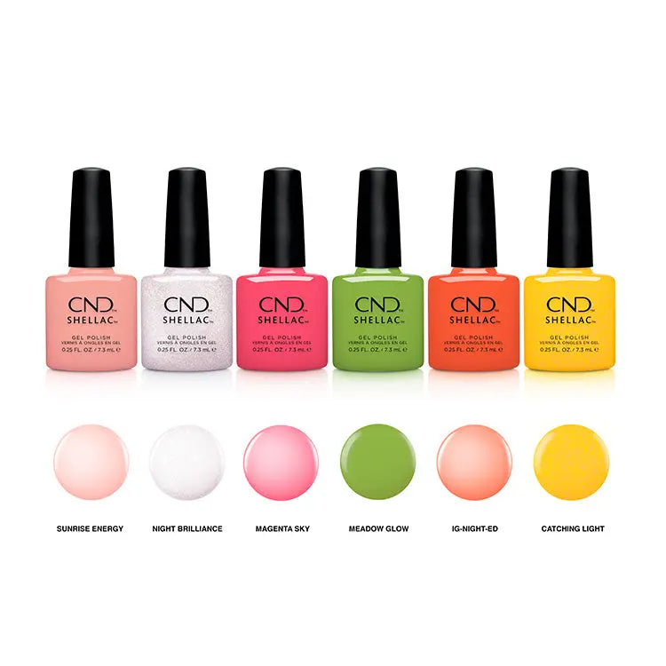 CND Shellac & Vinylux Gleam & Glow Collection Pre-Pack - PinkPro Beauty Supply