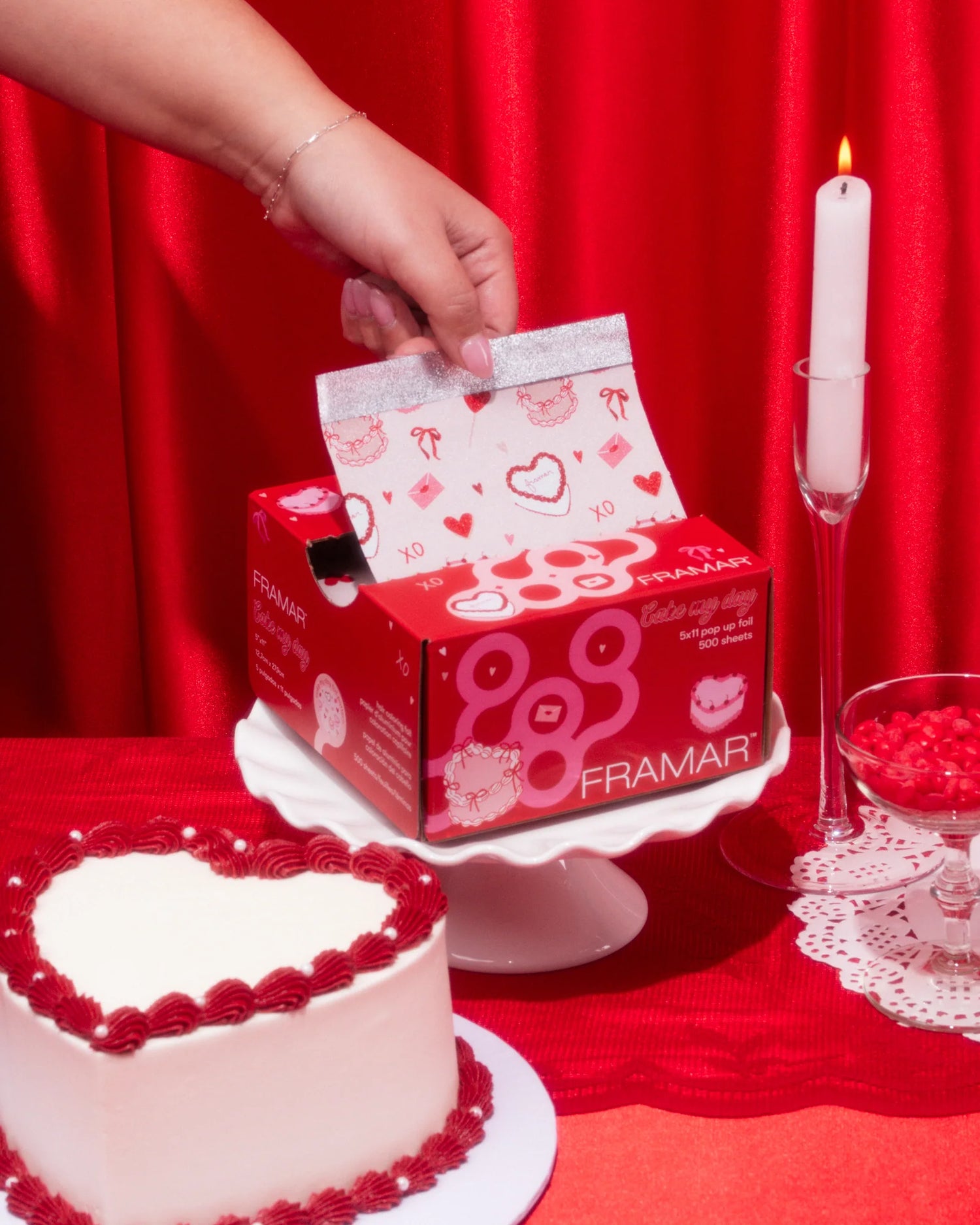 Framar Cake My Day Pop Up Sheets 500 Count