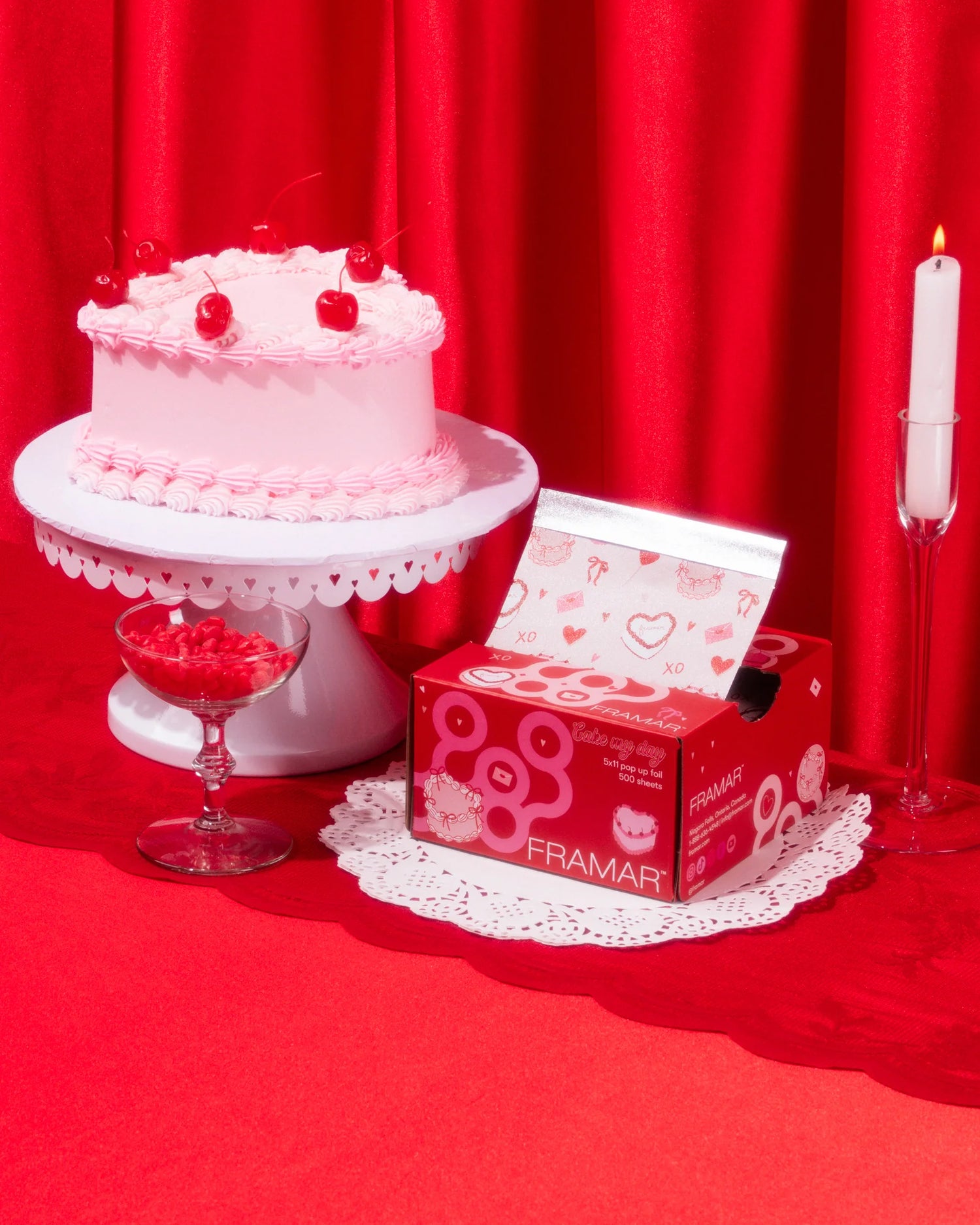 Framar Cake My Day Pop Up Sheets 500 Count