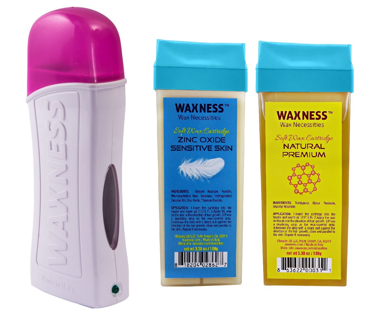 Waxness Soft Wax Roll-On Cartridge Kit