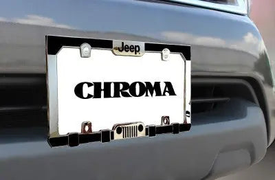 Chroma Graphics Jeep Grille & Bumper Plastic Plate Frame PinkPro Beauty Supply