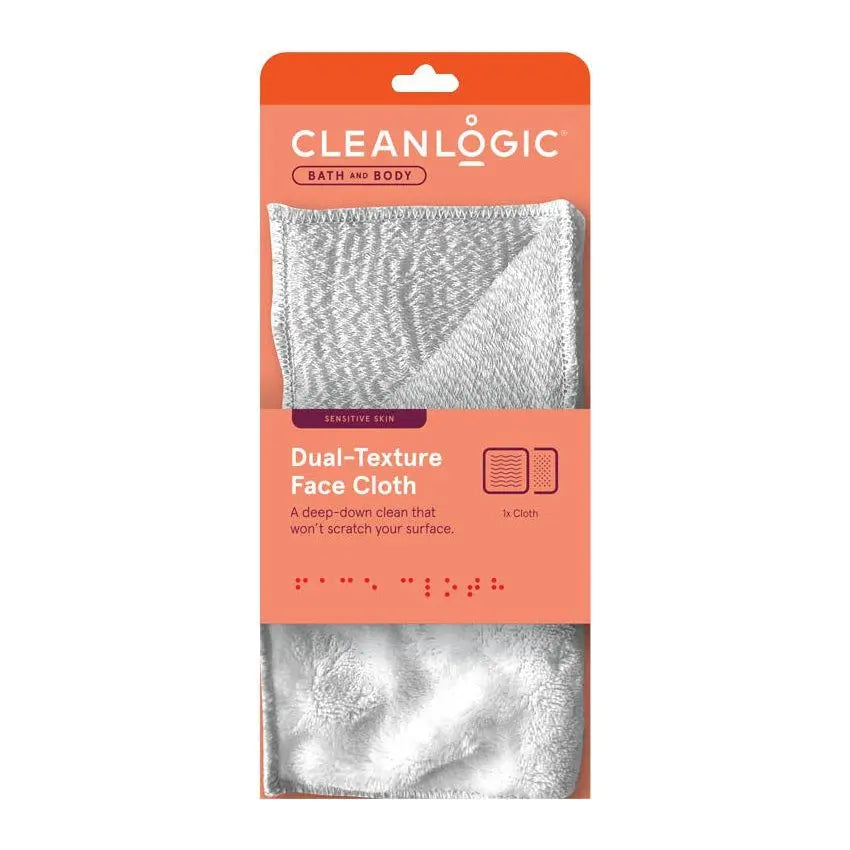 Cleanlogic Sensitive Skin Dual Texture Facial Cloth Cleanlogic