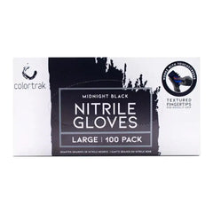 Colortrak Black Nitrile Gloves Colortrak