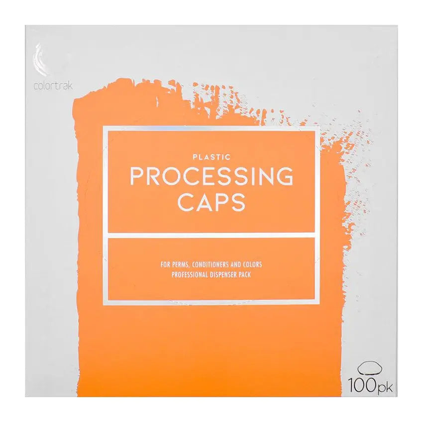 Colortrak Clear Processing Caps 100 Pack - PinkPro Beauty Supply