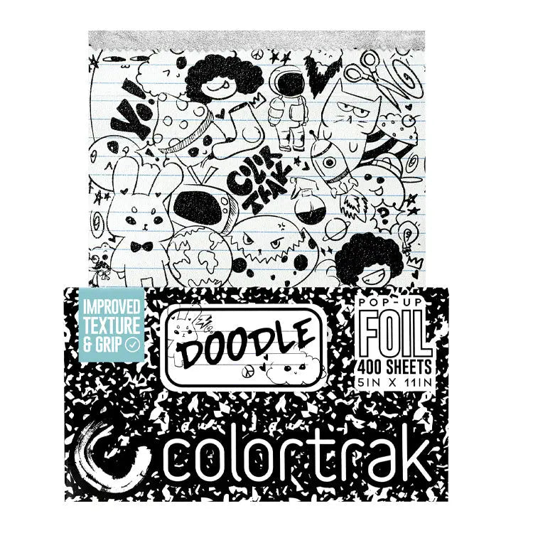 Colortrak Doodle Pop-Up Foil 400 Count - PinkPro Beauty Supply