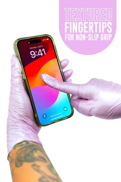 Colortrak- Nitrole Gloves - Lilac Large Colortrak