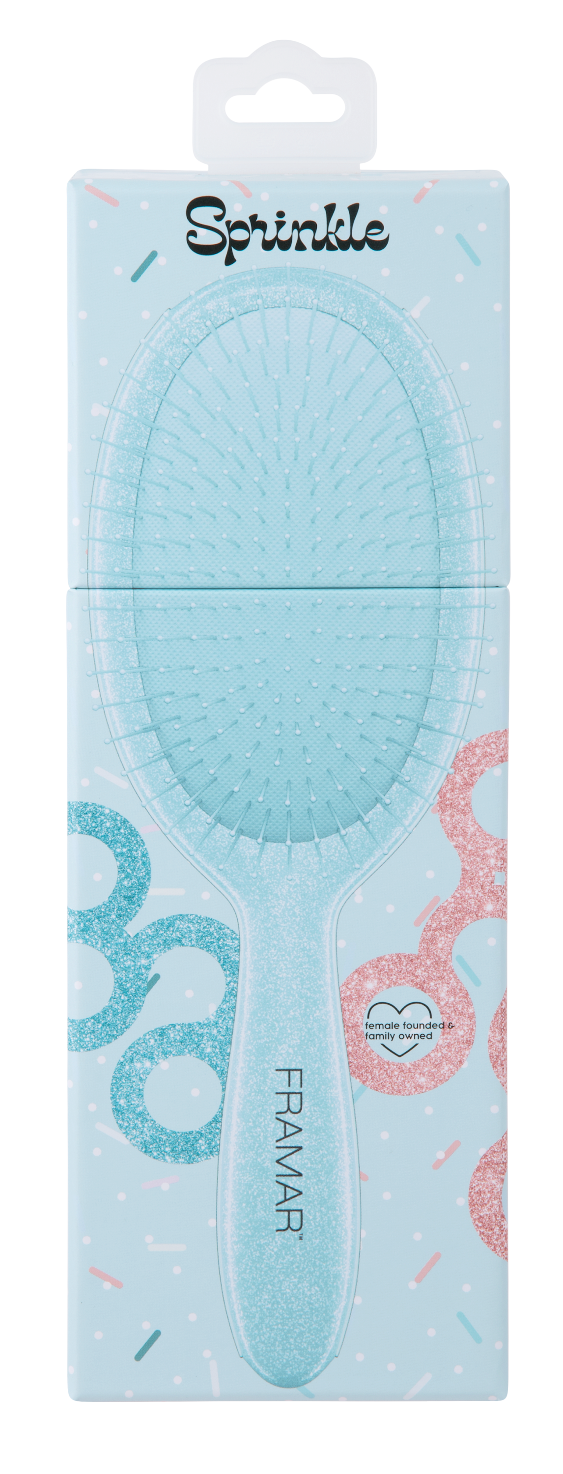 Framar Cookie Cutter Detangle Brush - Sprinkle