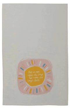 Cotton Slub Printed Tea Towel Gift