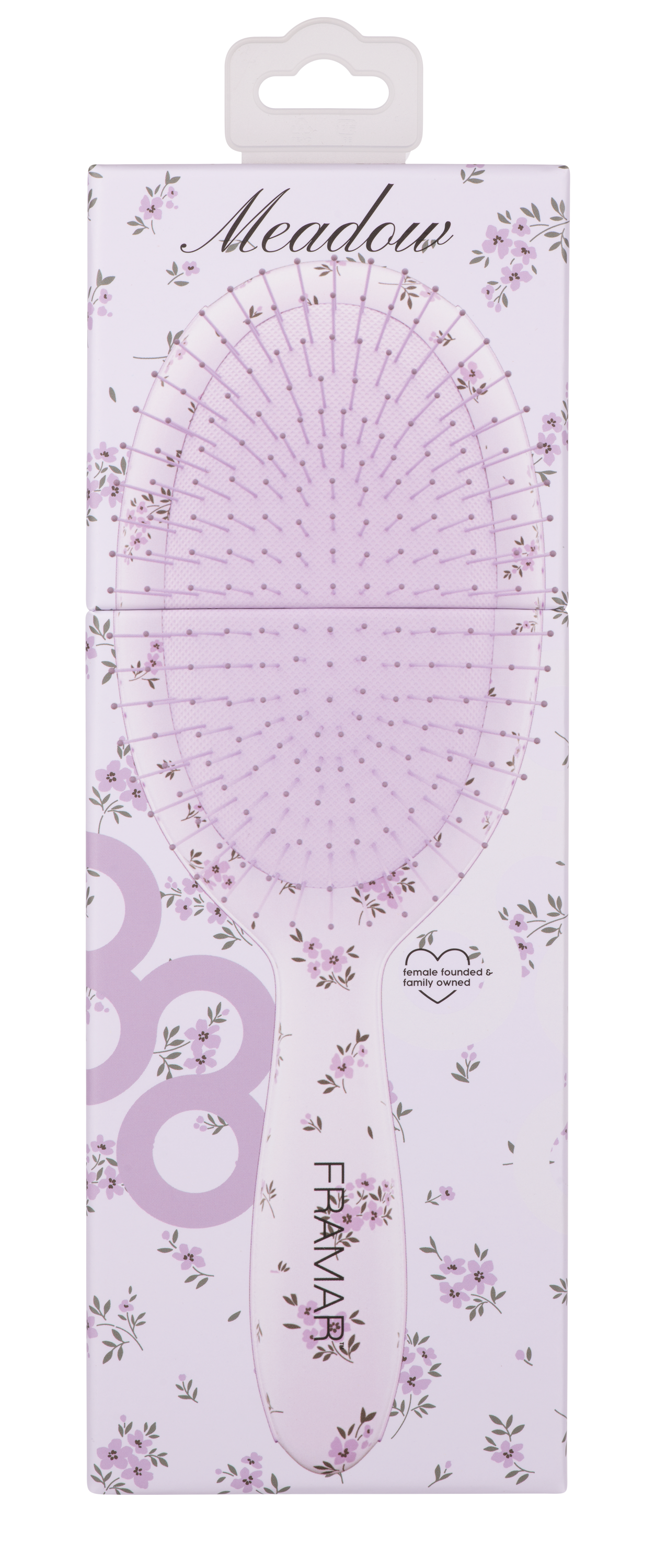 Framar Country Charm Detangle Brush - Meadow