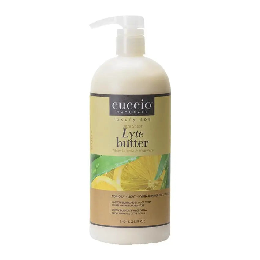 Cuccio Ultra Sheer Non Oily Lyte Butter 32 oz. Cuccio Naturale