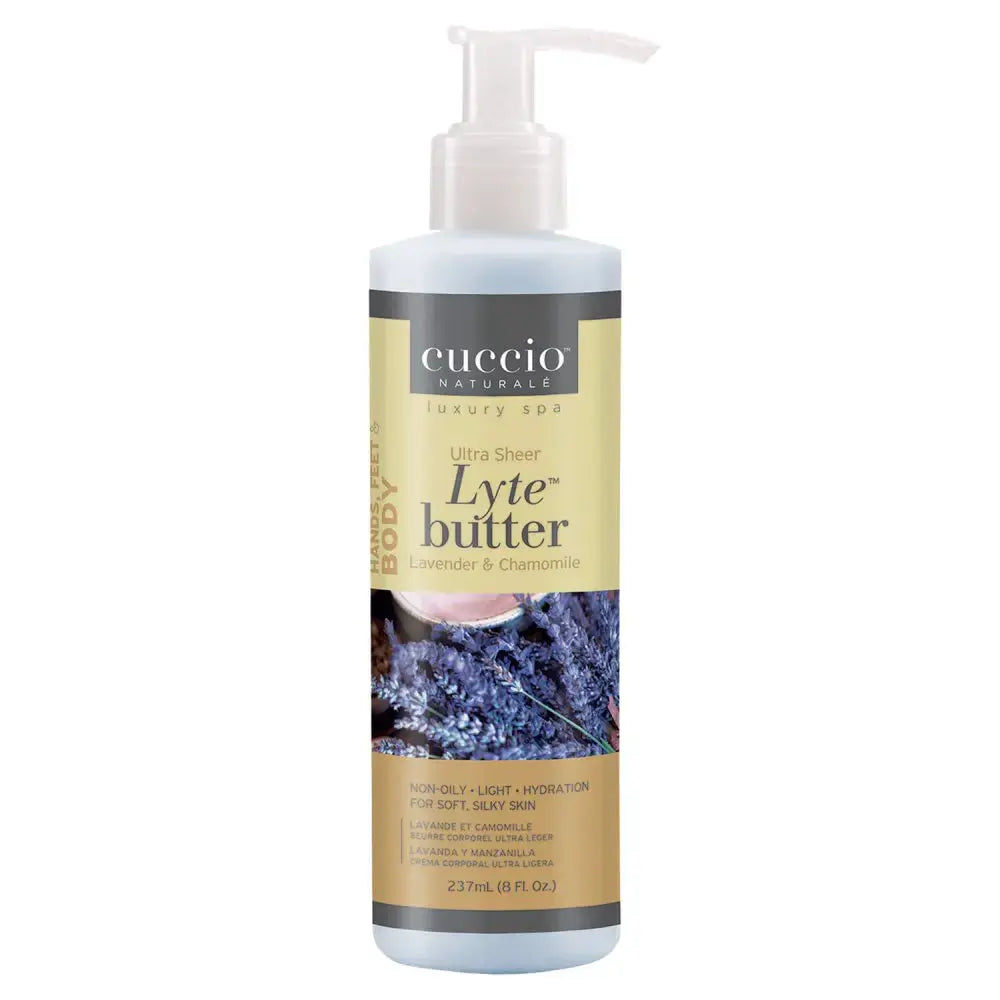 Cuccio Ultra Sheer Non Oily Lyte Butter - Lavender & Chamomile 8 fl oz. Cuccio Naturale