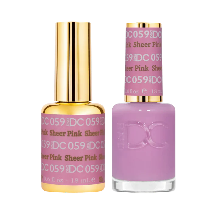 DND DC Duo Sheer Pink #059 0.6 oz.