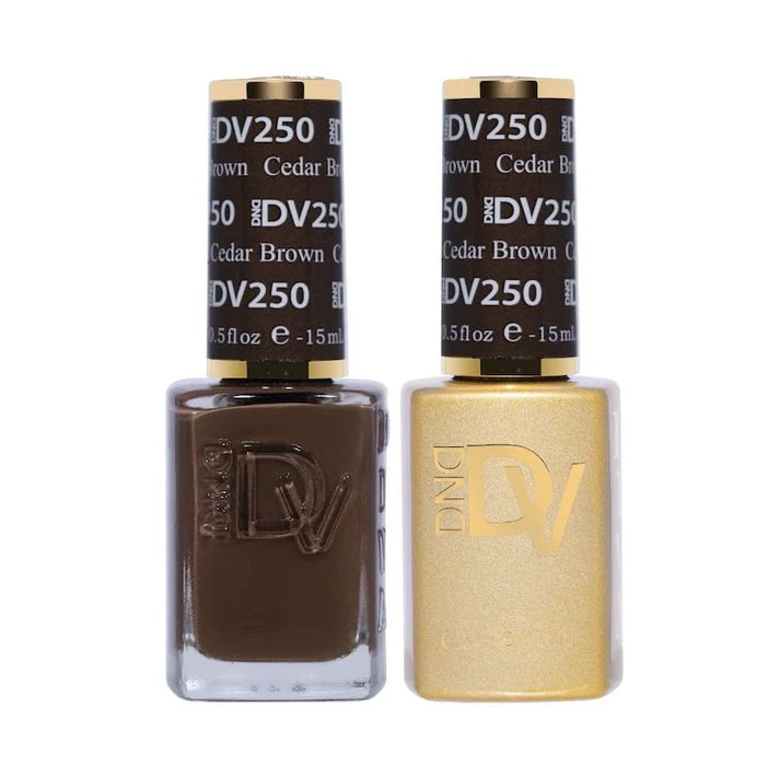 DND Diva Duo Cedar Brown #250 .05 oz. DND
