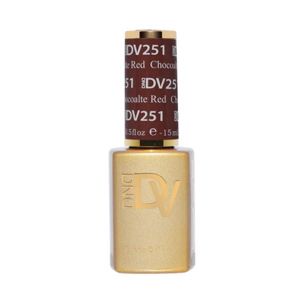 DND DIVA Duo Chocolate Red Diva #251 .05 oz.