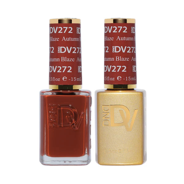 DND DIVA Duo Autumn Blaze Diva #272 .05 oz. DND