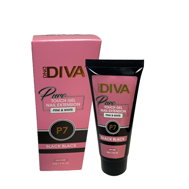 DND Diva Pure Touch Black to Black Gel  P7