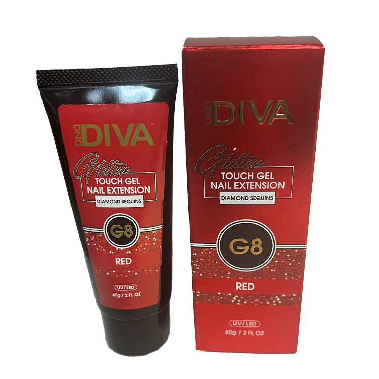 DND Diva Touch Gel Glitter #08