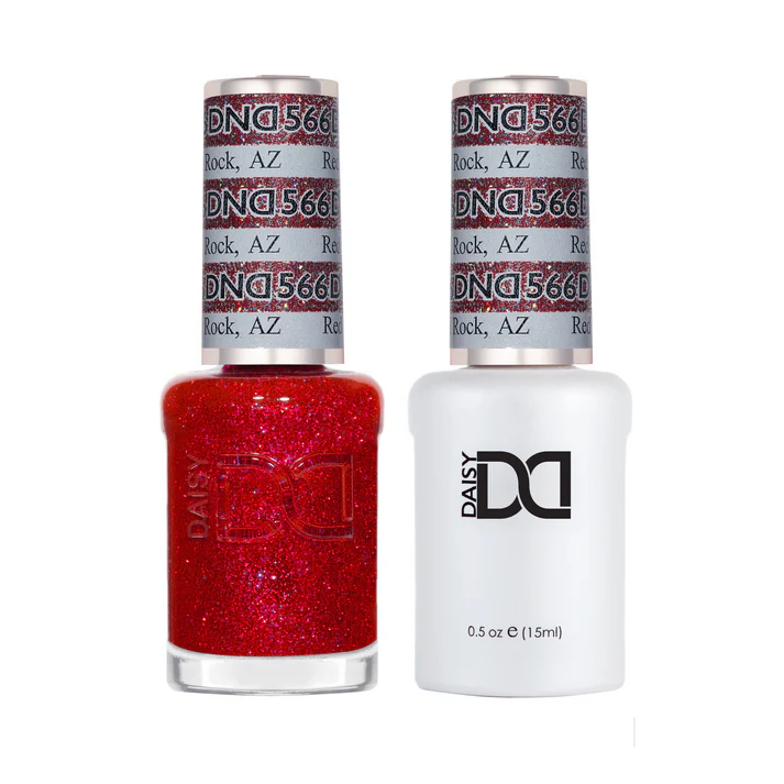 DND Duo Gel Red Rock #566 .05 oz.