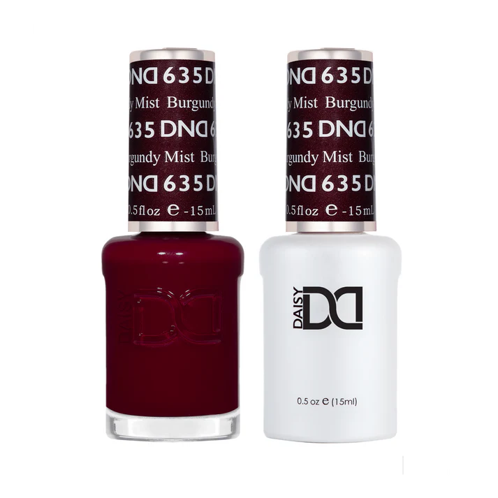 DND Duo Gel Burgundy Mist #635 .05 oz.