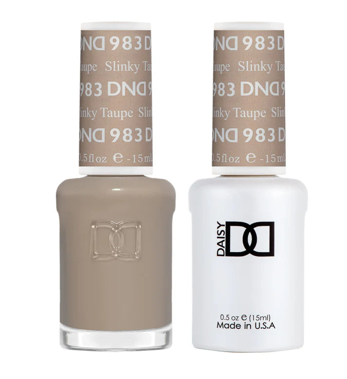 DND Gel Duo Gel Slinky Taupe #983 .5 oz.