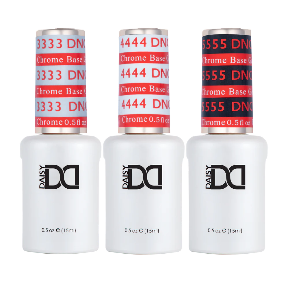 DND Chrome Base Gel Trio