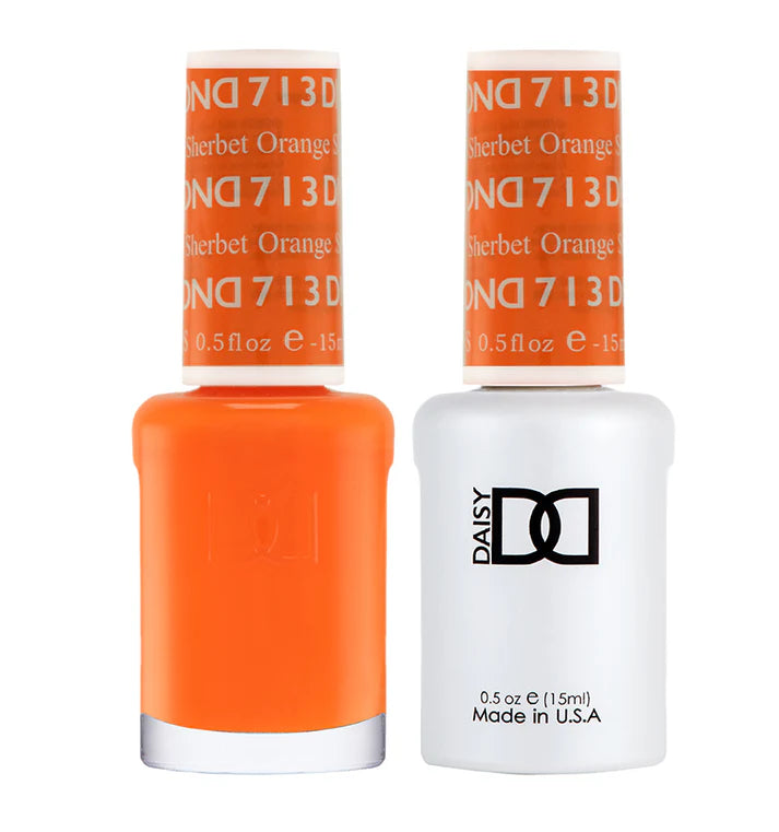 DND Duo Orange Sherbet #713 .5 oz. - PinkPro Beauty Supply