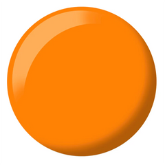 DND Diva Duo Perfect Orange #208 .05 oz. - PinkPro Beauty Supply