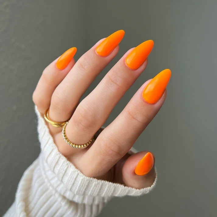 DND Diva Duo Perfect Orange #208 .05 oz. - PinkPro Beauty Supply