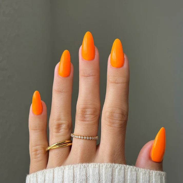 DND Diva Duo Perfect Orange #208 .05 oz. - PinkPro Beauty Supply