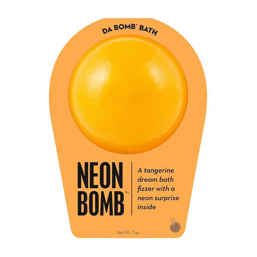 Da Bomb Bath Neon Orange Bath Bomb - PinkPro Beauty Supply