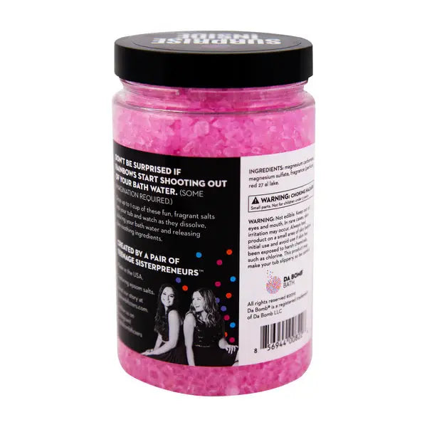 Da Bomb Unicorn Salts Jar 16 oz. - PinkPro Beauty Supply