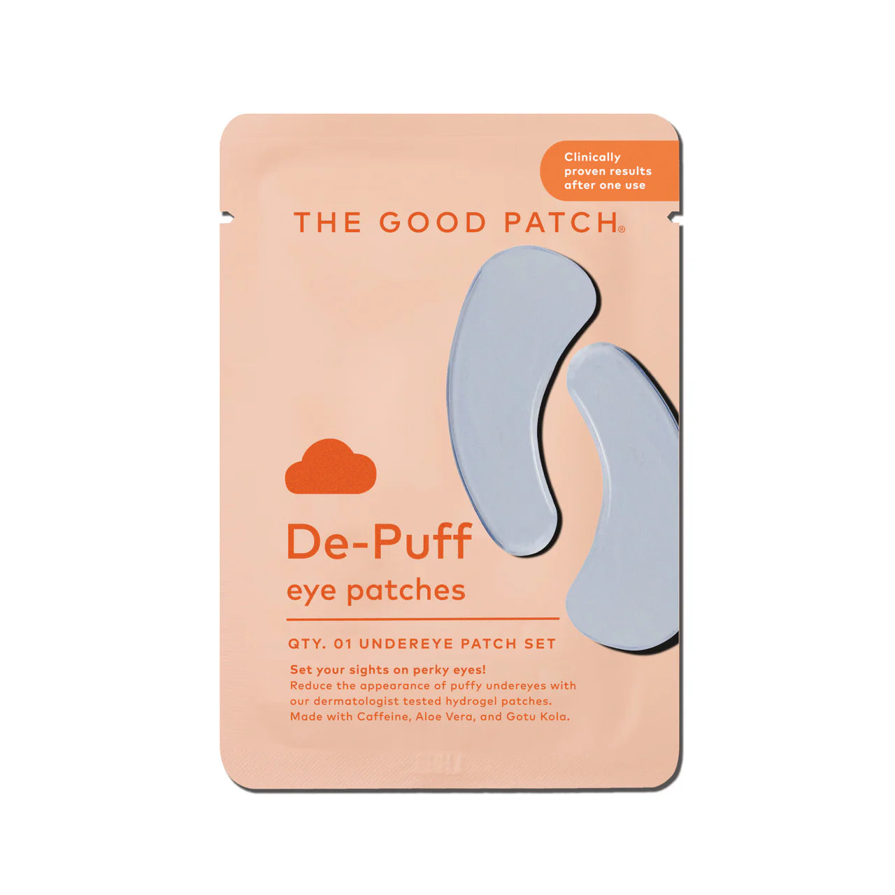 The Good Patch Hydrogel De-Puff Undereye Patch- 1 Count